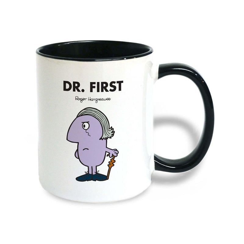 Dr. First Large Porcelain Colour Handle Mug