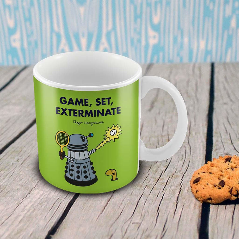 Game, Set, Exterminate Porcelain Mug (Lifestyle)