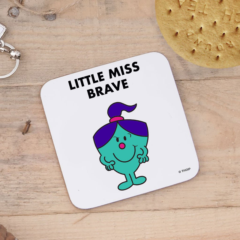Little Miss Brave Cork Coaster
