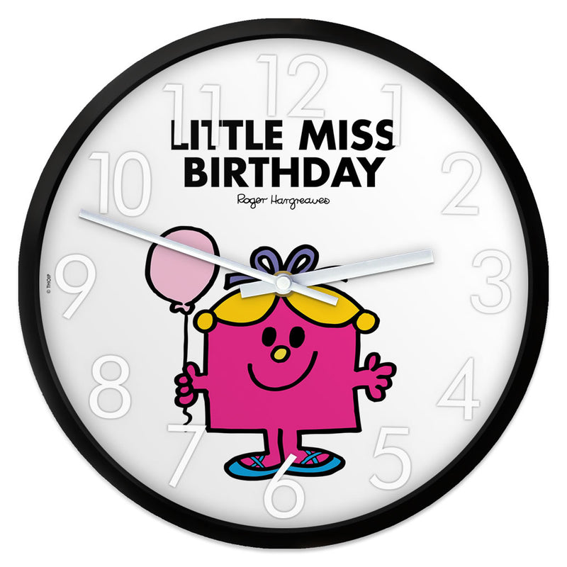 Little Miss Birthday Personalised Clock