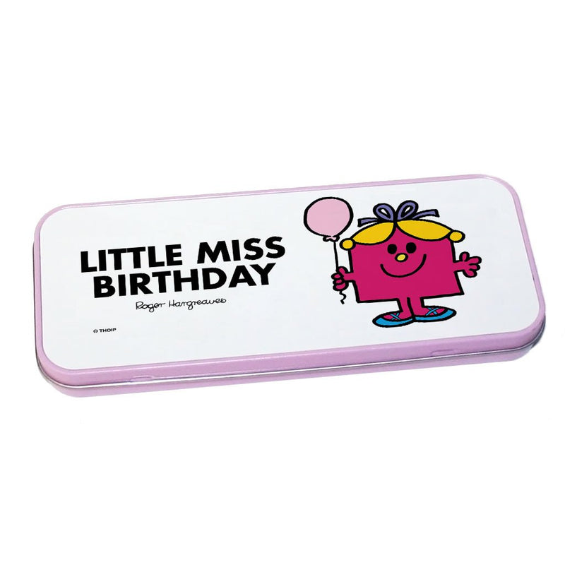 Little Miss Birthday Pencil Case Tin (Pink)