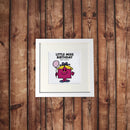 Little Miss Birthday White Framed Print (Lifestyle)