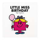 Little Miss Birthday Mounted Art Print
