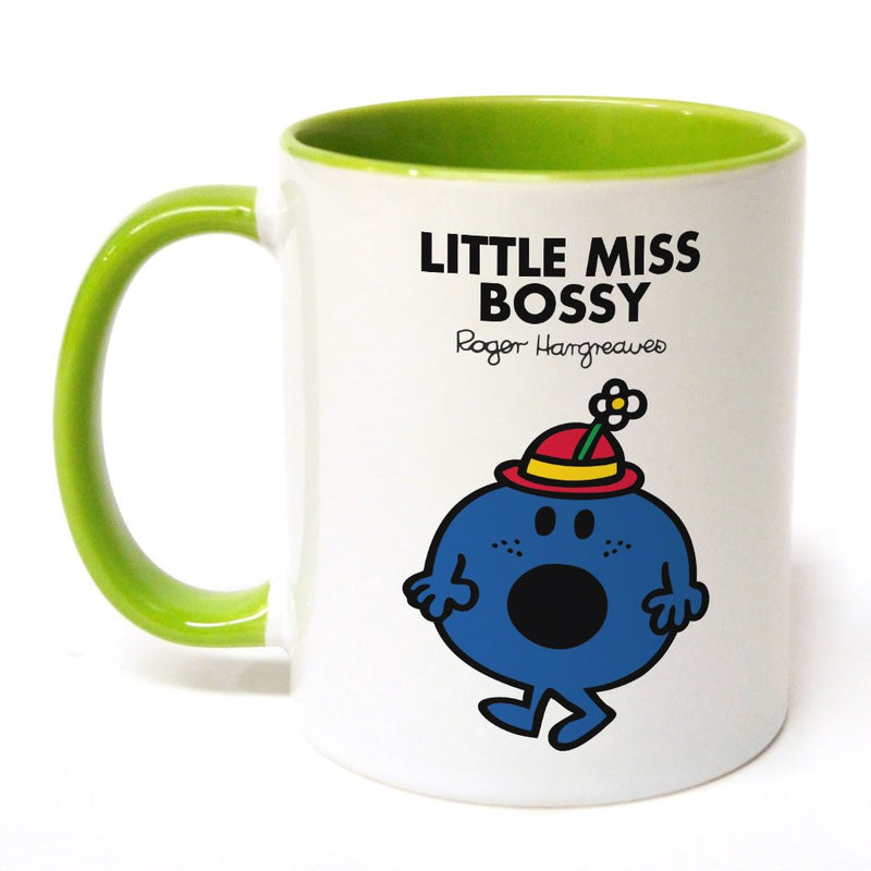 Little Miss Bossy Large Porcelain Colour Handle Mug