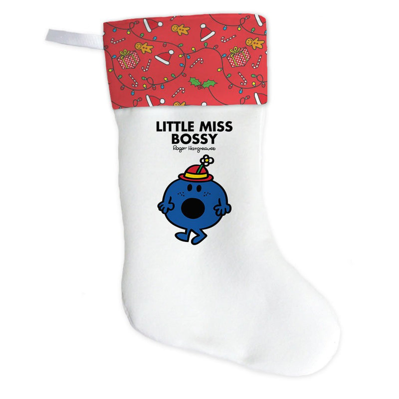 Little Miss Bossy Christmas Stocking (Front)