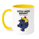 Little Miss Brainy Large Porcelain Colour Handle Mug