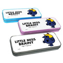 Little Miss Brainy Pencil Case Tin