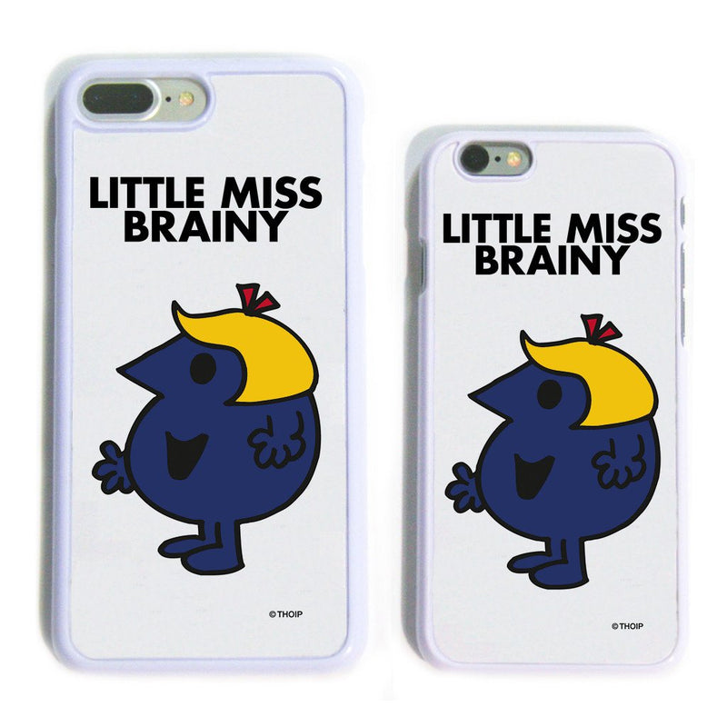 Little Miss Brainy White Phone Case