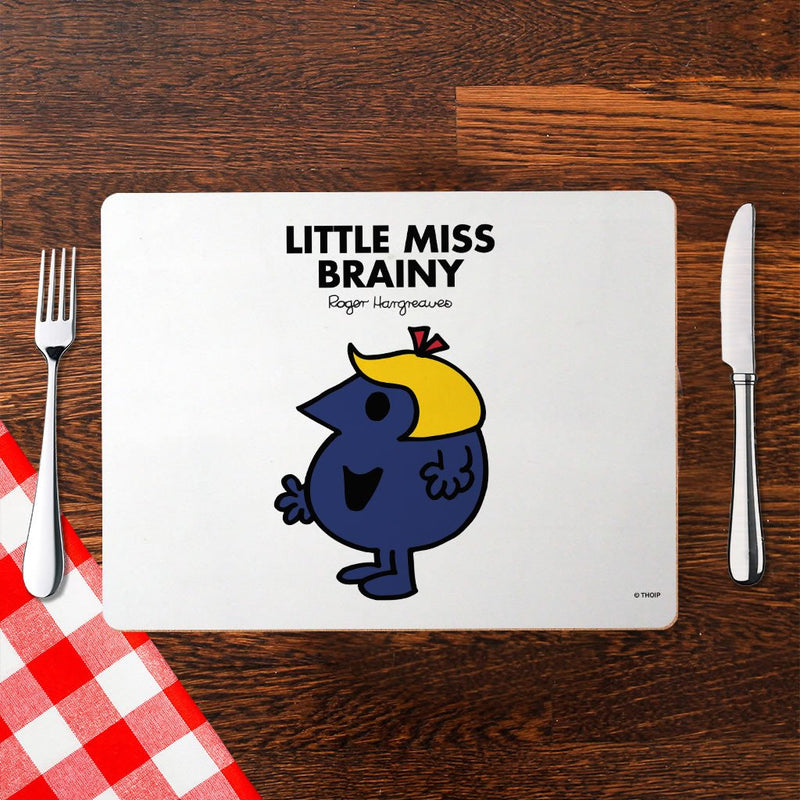 Little Miss Brainy Cork Placemat (Lifestyle)