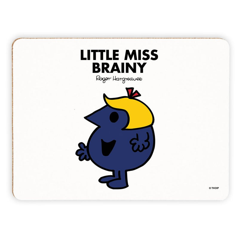 Little Miss Brainy Cork Placemat