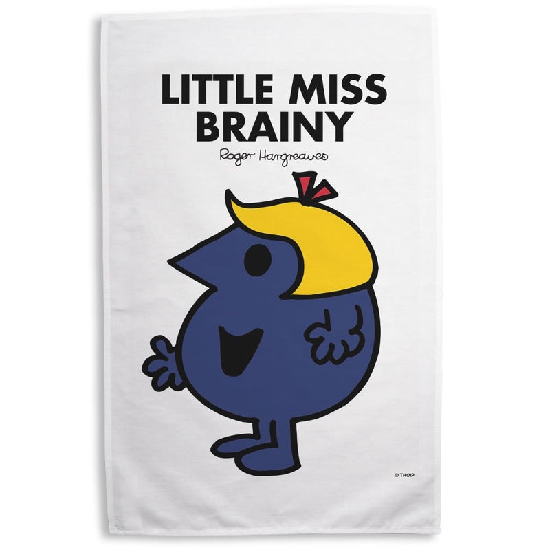 Little Miss Brainy Tea Towel