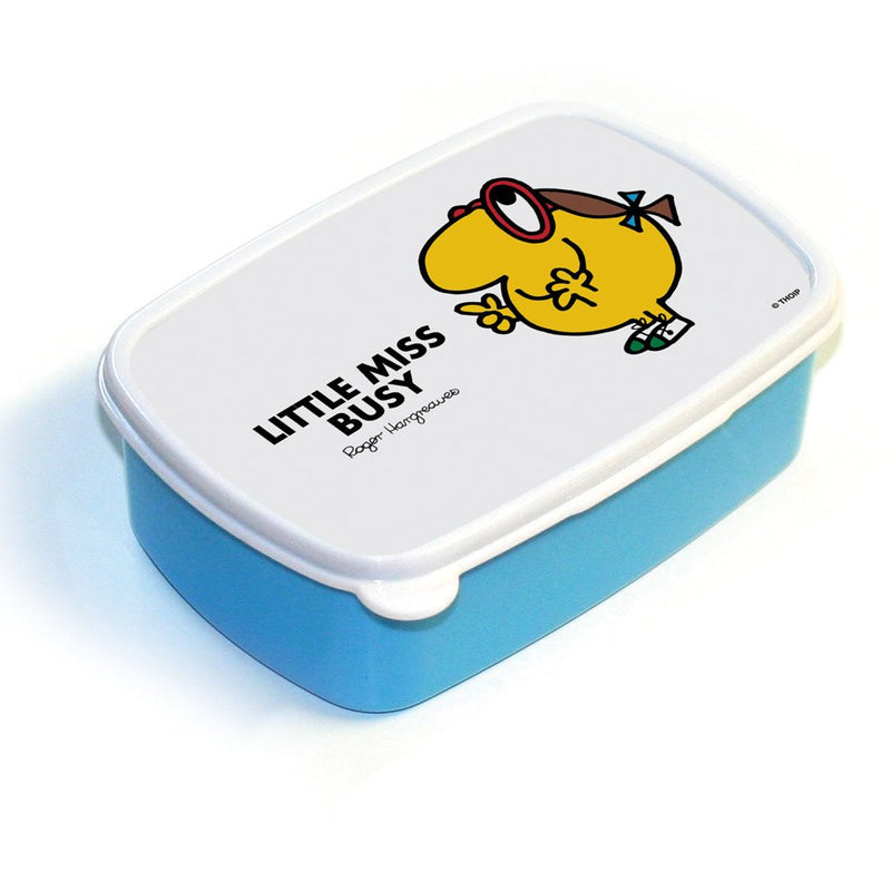 Little Miss Busy Lunchbox (Blue)