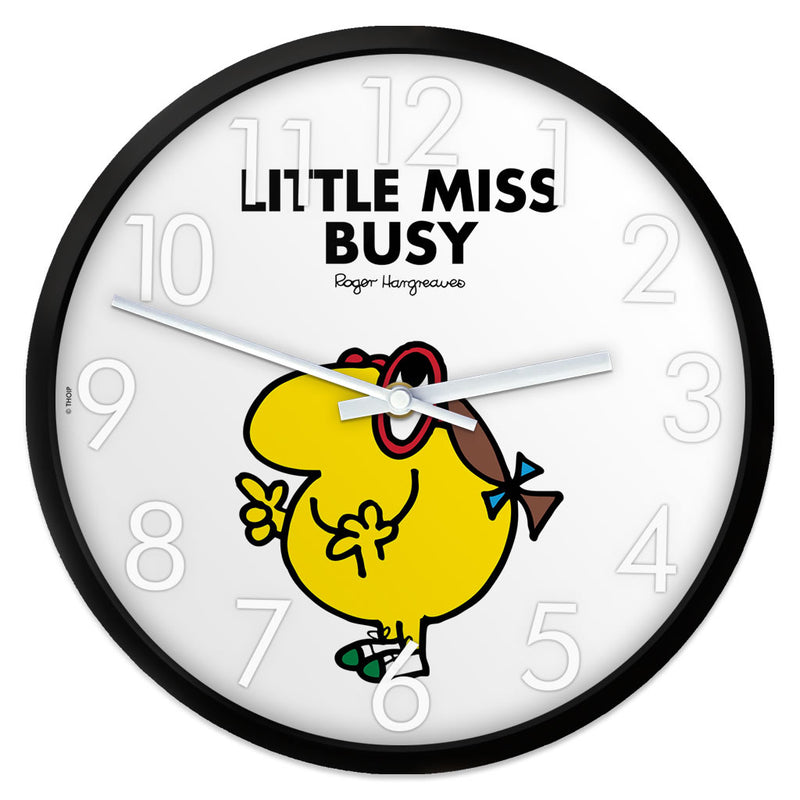 Little Miss Busy Personalised Clock
