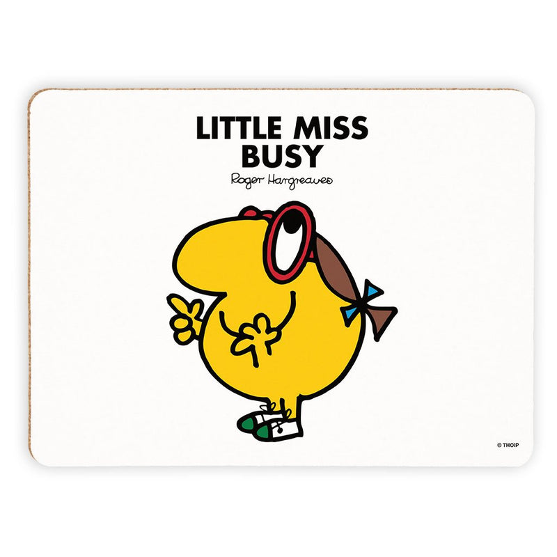 Little Miss Busy Cork Placemat