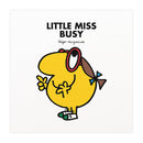 Little Miss Busy Mounted Art Print