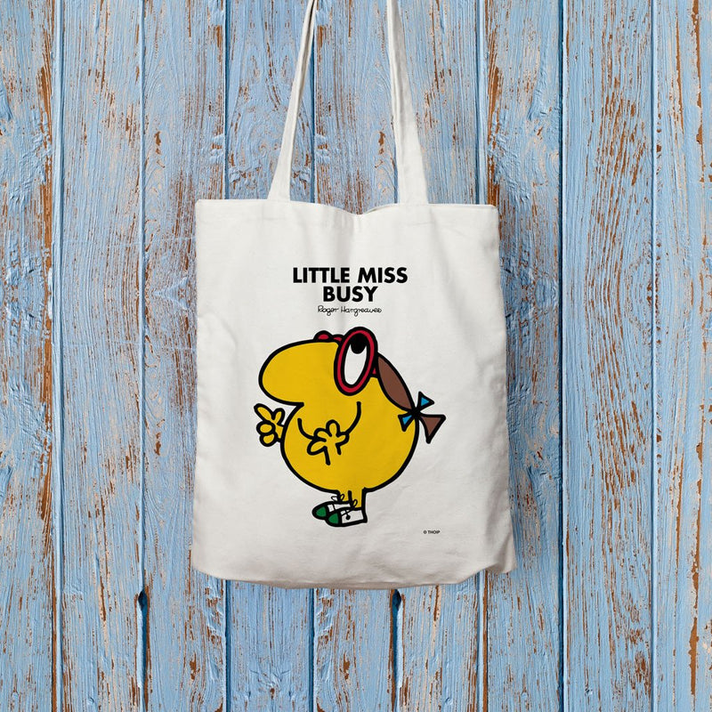 Little Miss Busy Long Handled Tote Bag (Lifestyle)