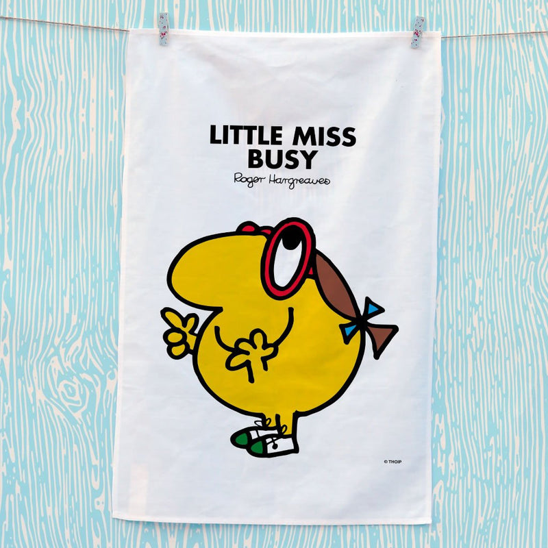Little Miss Busy Tea Towel (Lifestyle)