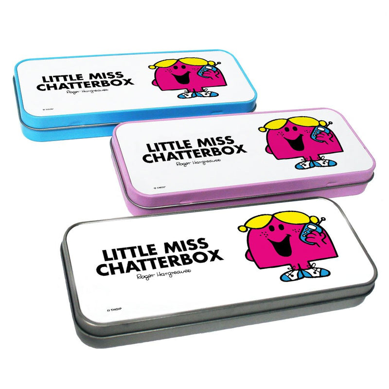 Little Miss Chatterbox Pencil Case Tin