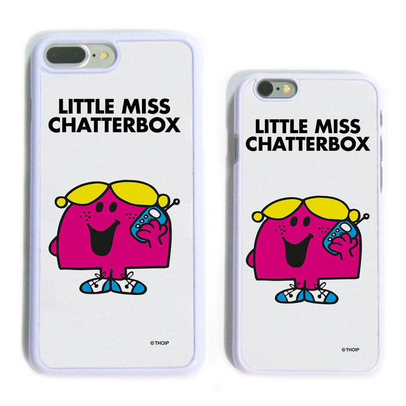 Little Miss Chatterbox White Phone Case