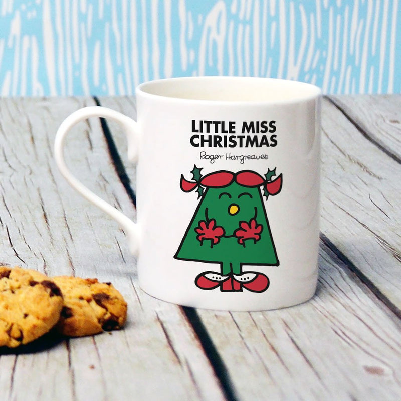 Little Miss Christmas Bone China Mug (Lifestyle)