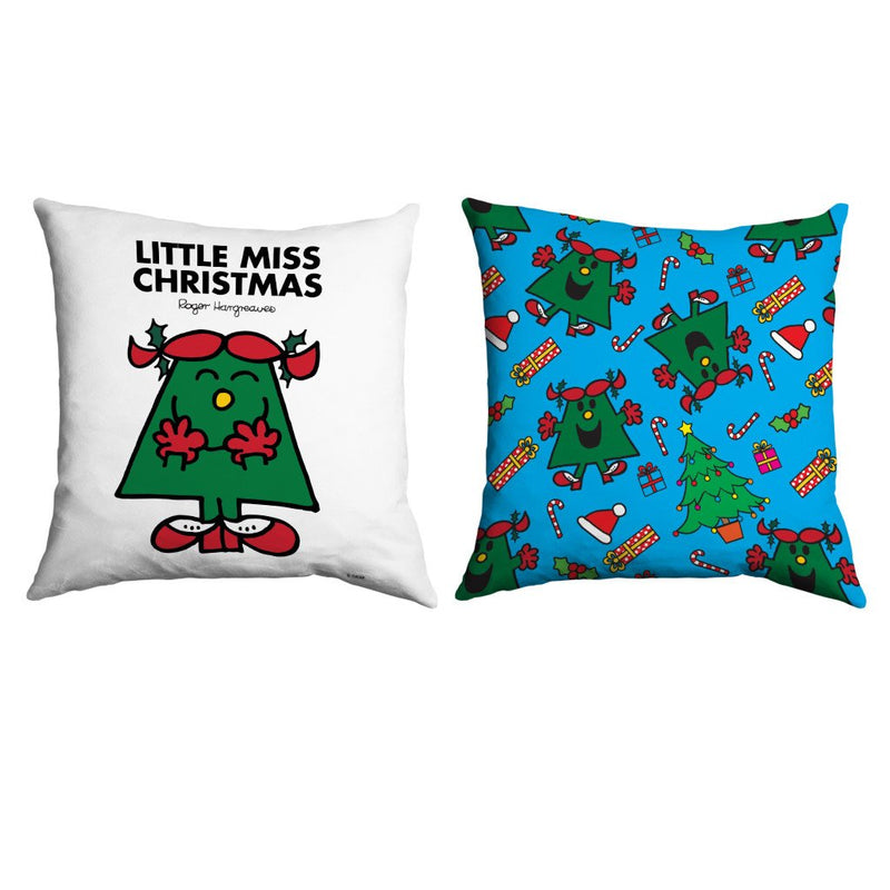 Little Miss Christmas Micro Fibre Cushion