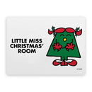 Little Miss Christmas Door Plaque