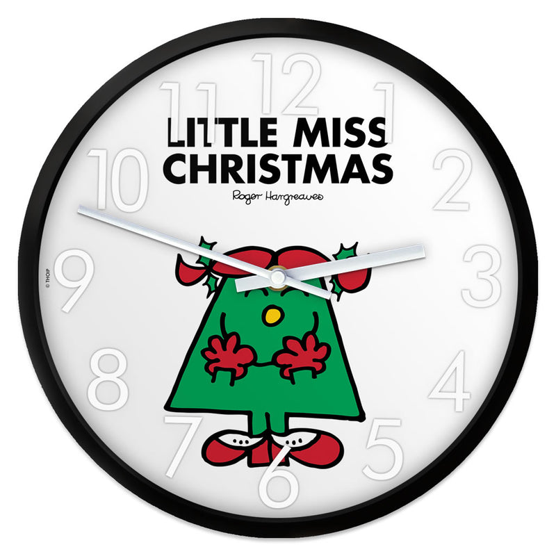 Little Miss Christmas Personalised Clock