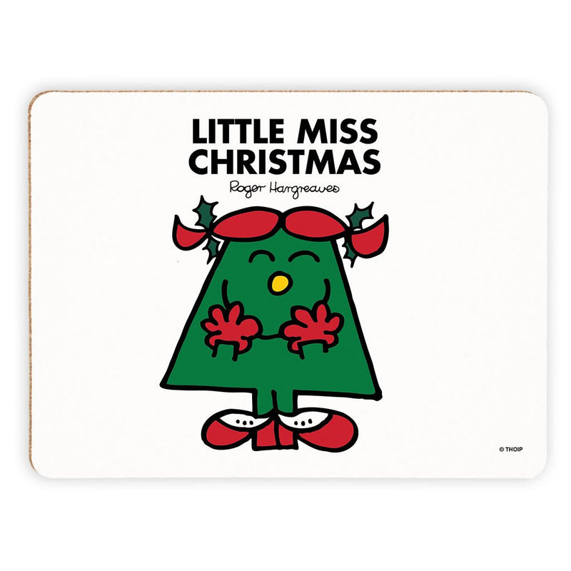 Little Miss Christmas Cork Placemat