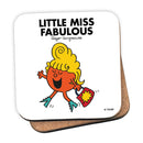 Little Miss Fabulous Cork Coaster