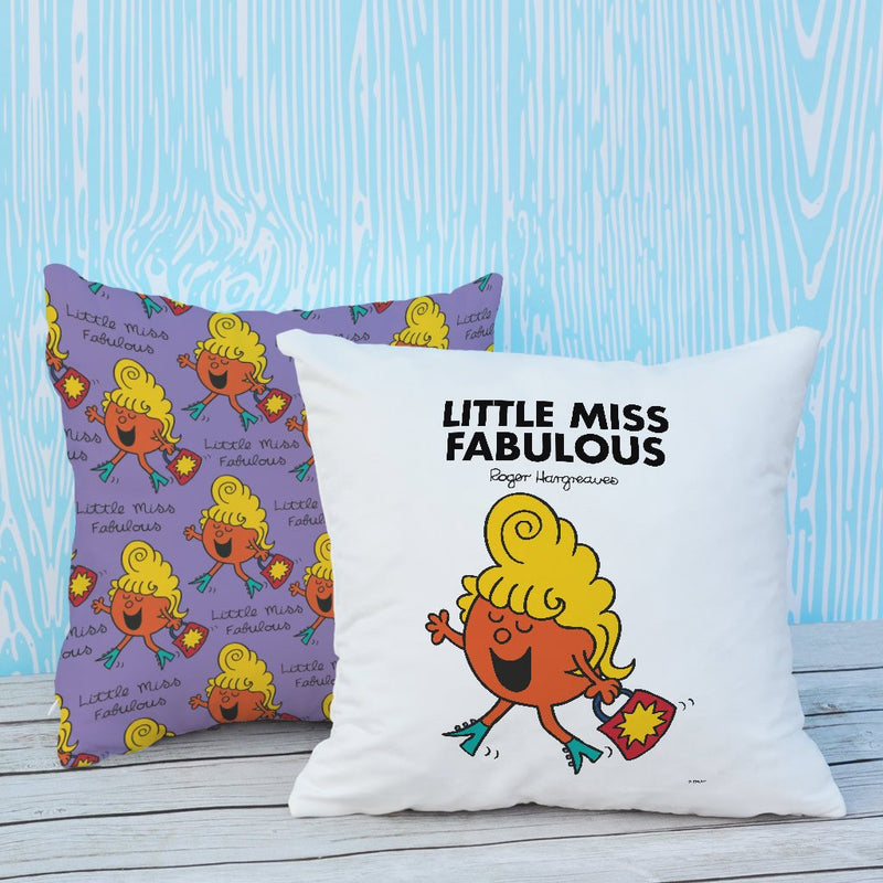 Little Miss Fabulous Micro Fibre Cushion (Lifestyle)
