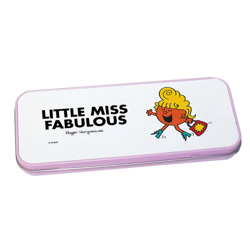 Little Miss Fabulous Pencil Case Tin (Pink)