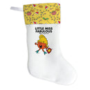 Little Miss Fabulous Christmas Stocking (Front)