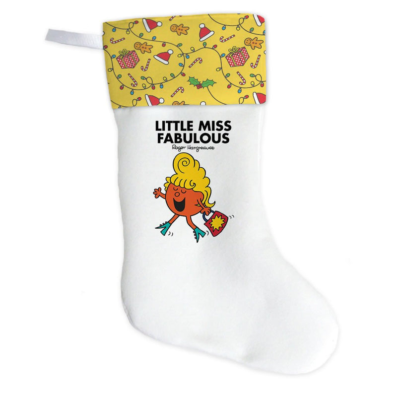 Little Miss Fabulous Christmas Stocking (Front)