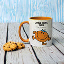 Little Miss Fun Large Porcelain Colour Handle Mug (Lifestyle)