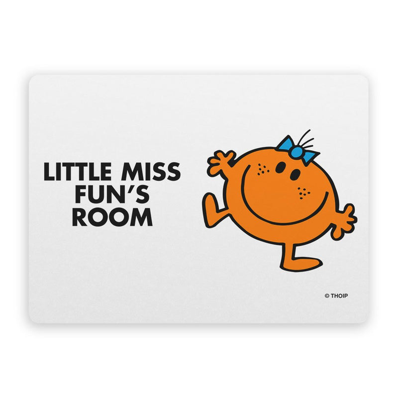 Little Miss Fun Door Plaque