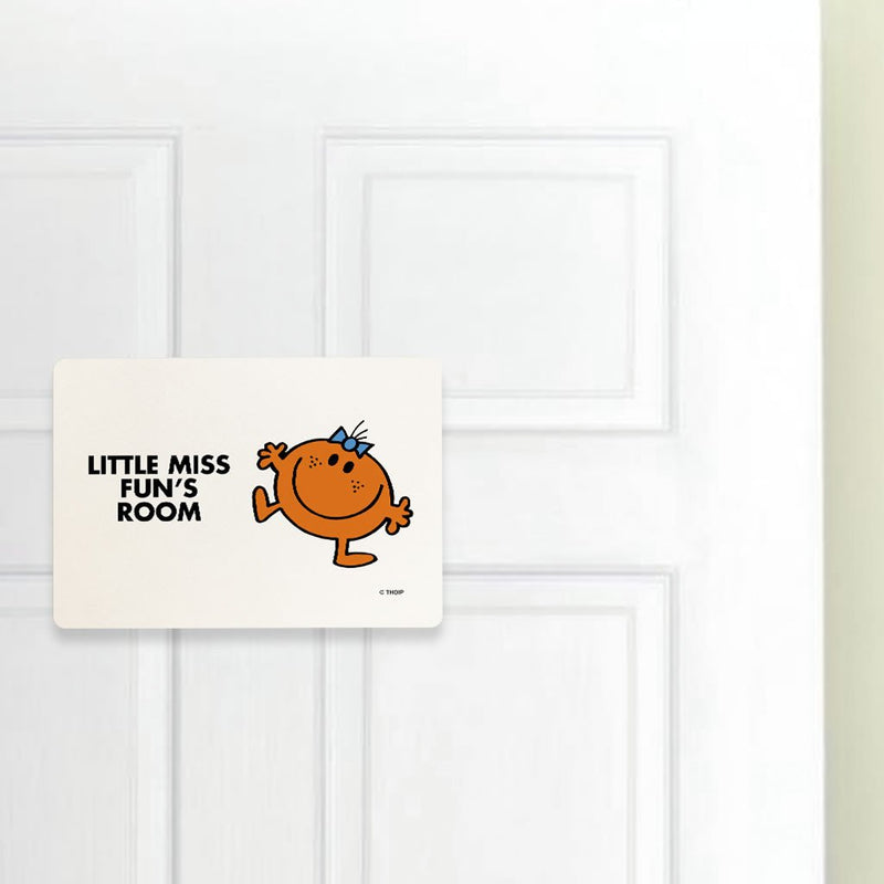 Little Miss Fun Door Plaque (Lifestyle)