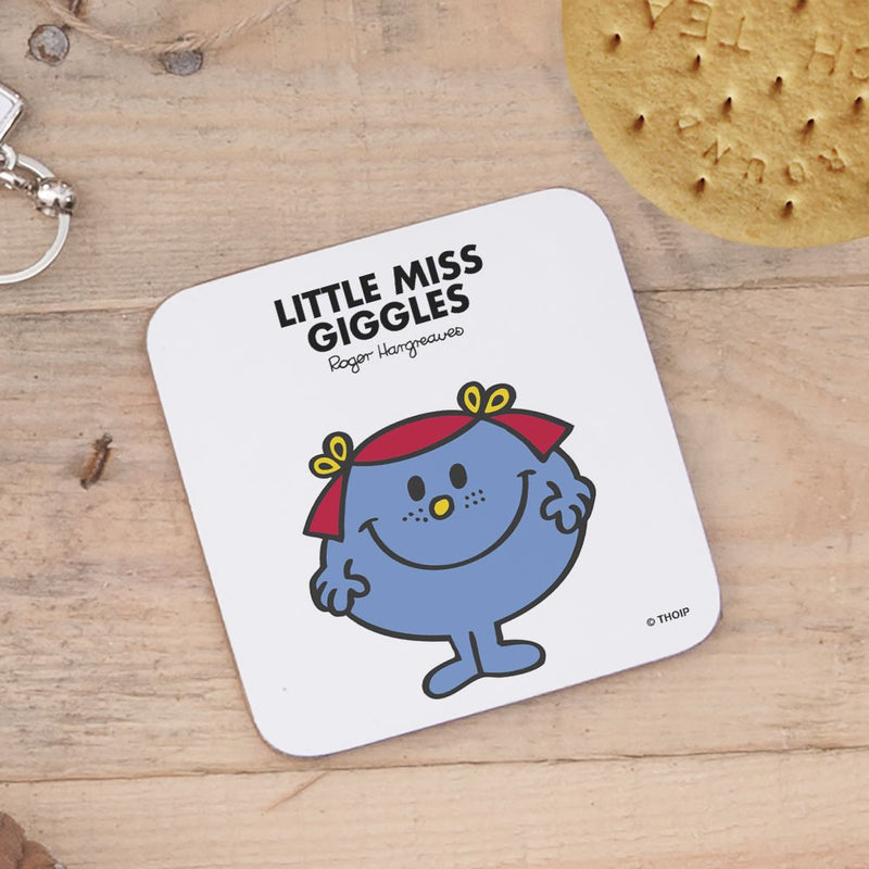 Little Miss Giggles Cork Coaster (Lifestyle)