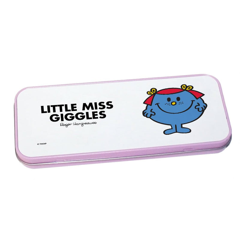 Little Miss Giggles Pencil Case Tin (Pink)