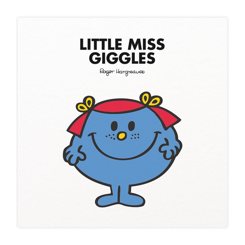 Little Miss Giggles Mounted Art Print