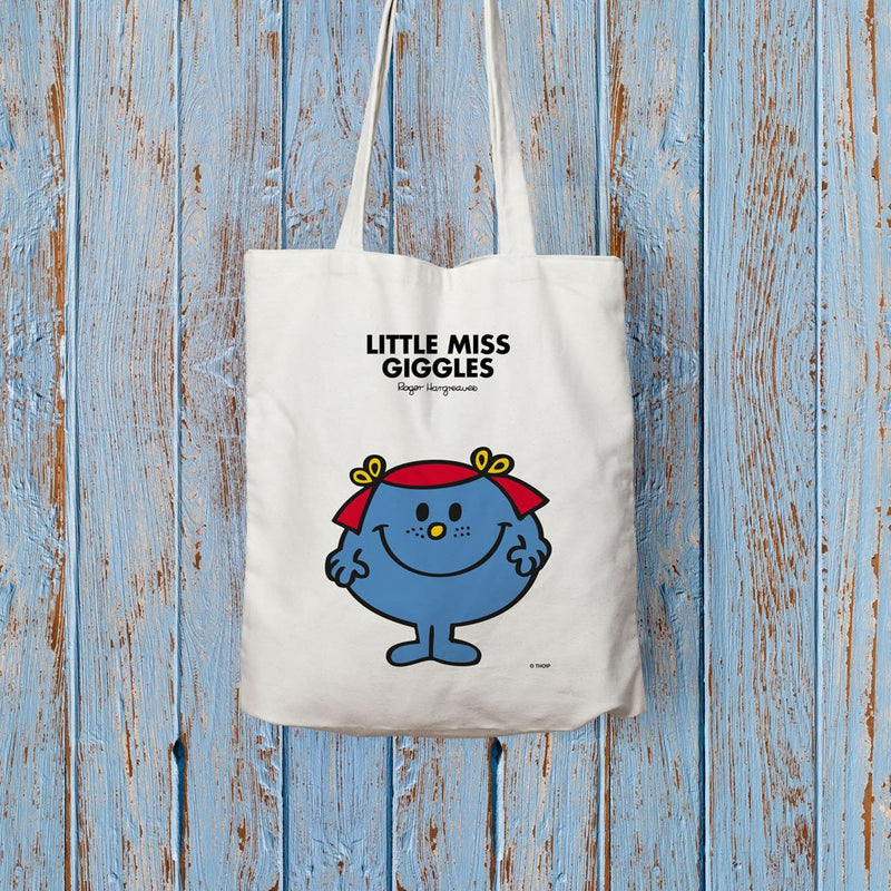 Little Miss Giggles Long Handled Tote Bag (Lifestyle)