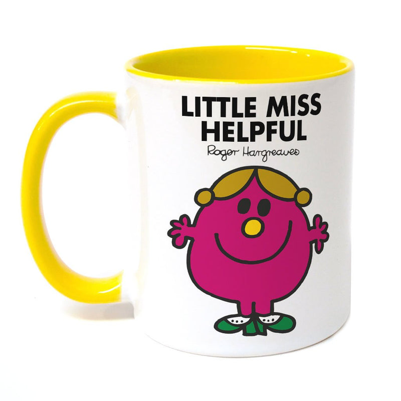Little Miss Helpful Large Porcelain Colour Handle Mug