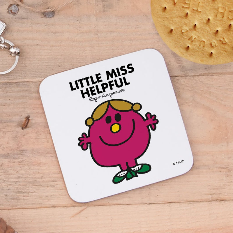 Little Miss Helpful Cork Coaster (Lifestyle)