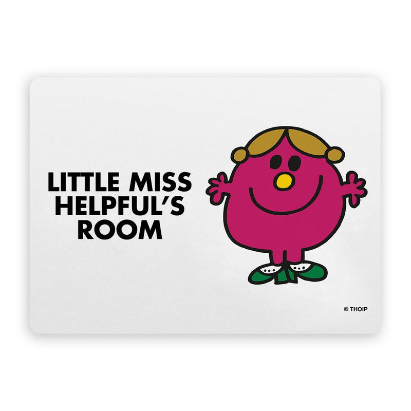 Little Miss Helpful Door Plaque