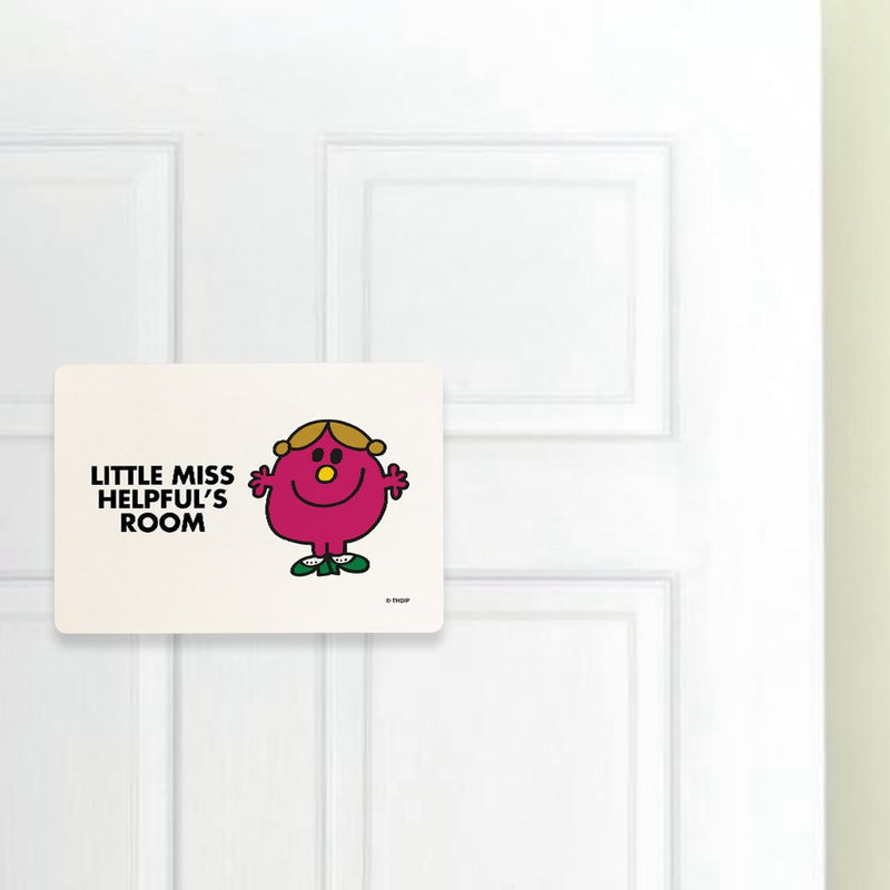 Little Miss Helpful Door Plaque (Lifestyle)