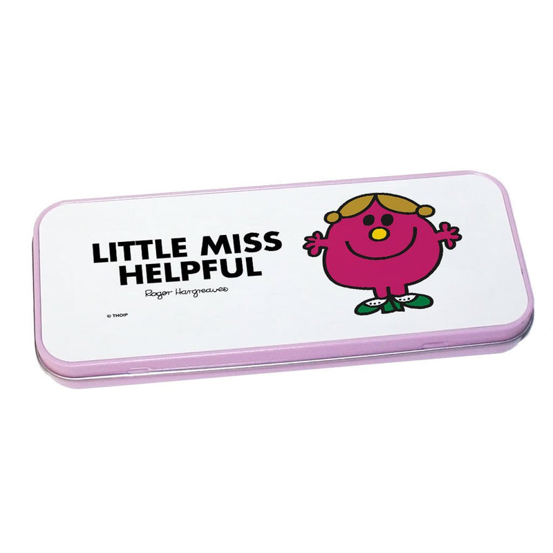 Little Miss Helpful Pencil Case Tin (Pink)
