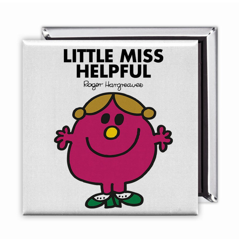 Little Miss Helpful Square Magnet