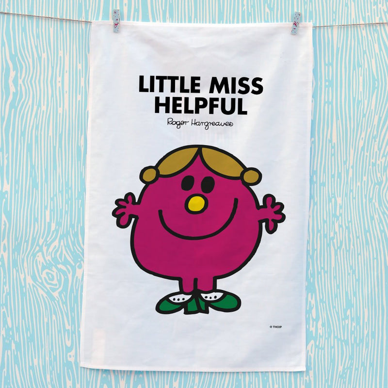 Little Miss Helpful Tea Towel (Lifestyle)