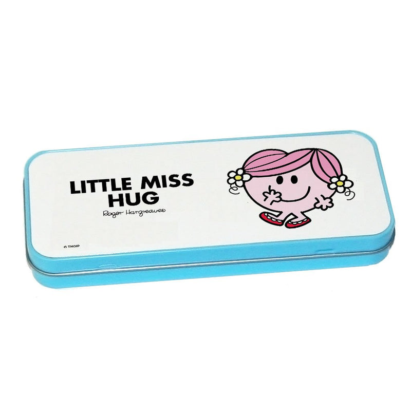 Little Miss Hug Pencil Case Tin (Blue)