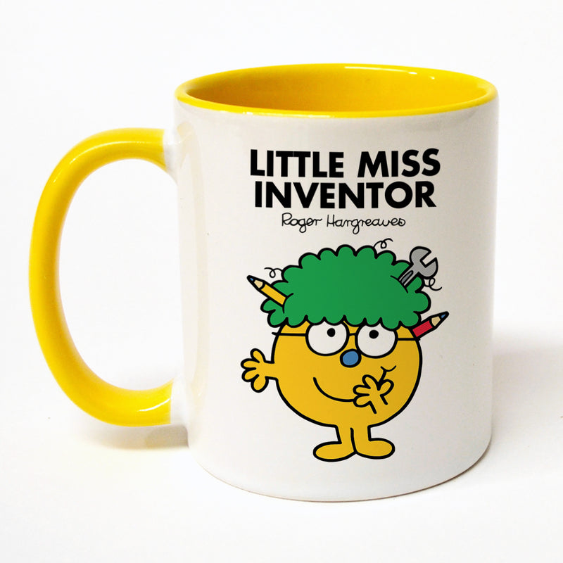 Little Miss Inventor Large Porcelain Colour Handle Mug