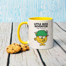 Little Miss Inventor Large Porcelain Colour Handle Mug